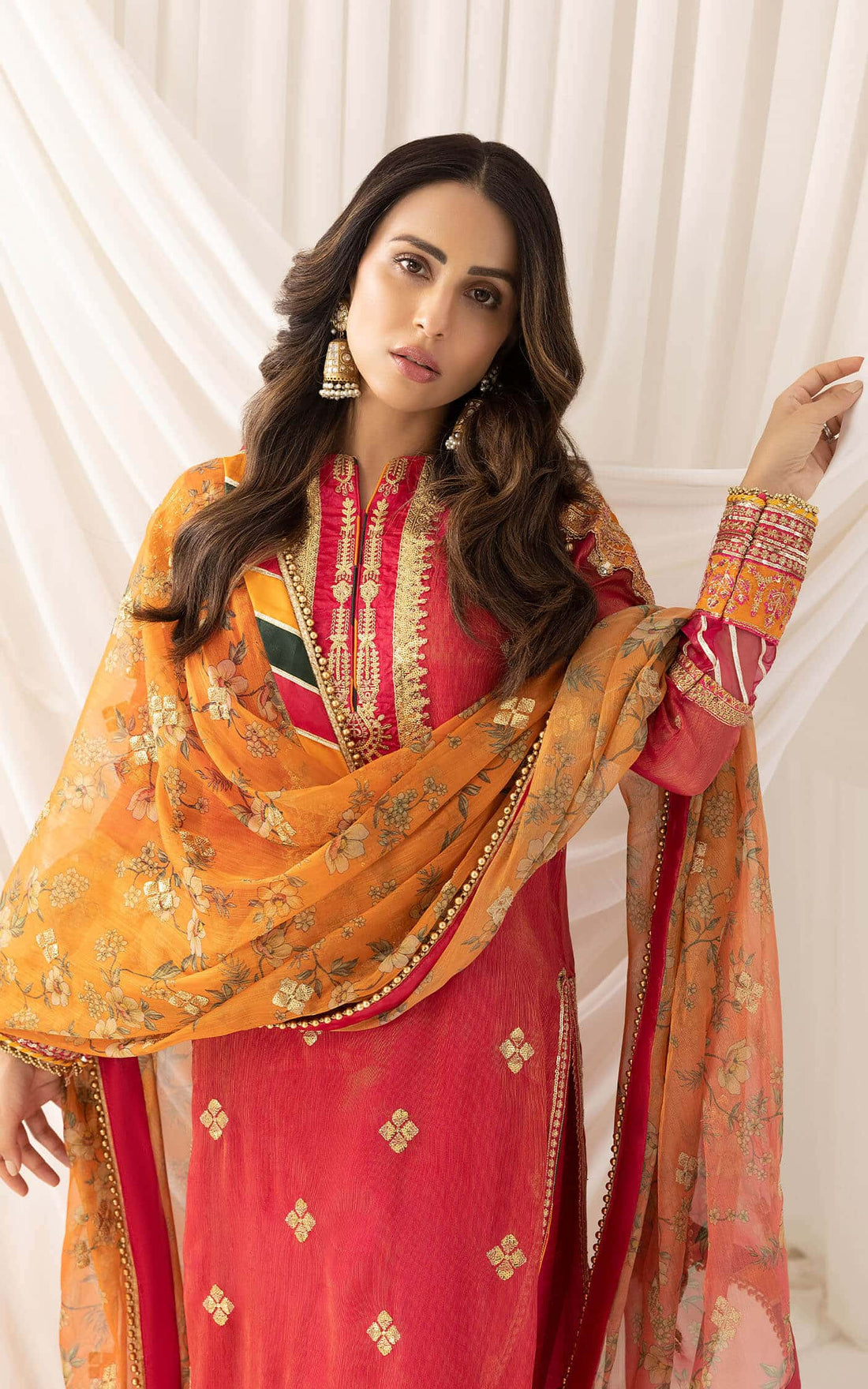 Asifa and Nabeel | Barasti Festive 23 | Sunehri (ANB-04) - House Of Anaya