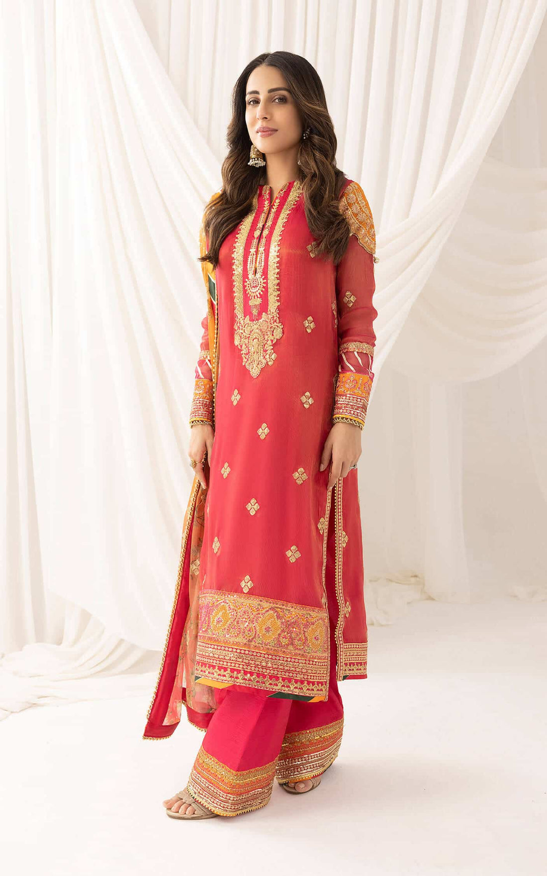 Asifa and Nabeel | Barasti Festive 23 | Sunehri (ANB-04) - House Of Anaya