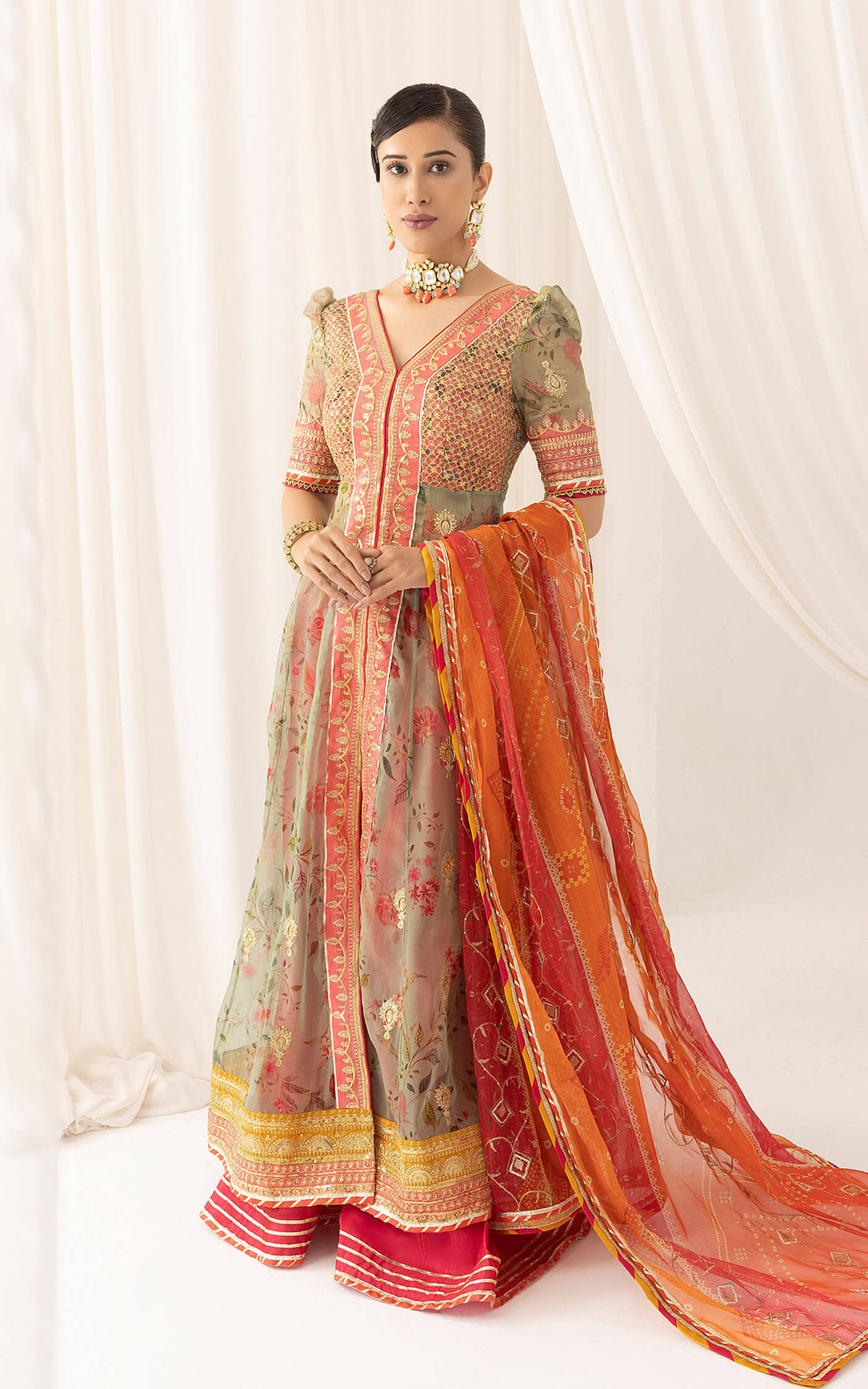 Asifa and Nabeel | Barasti Festive 23 | Rangoli (ANB-01) - House Of Anaya