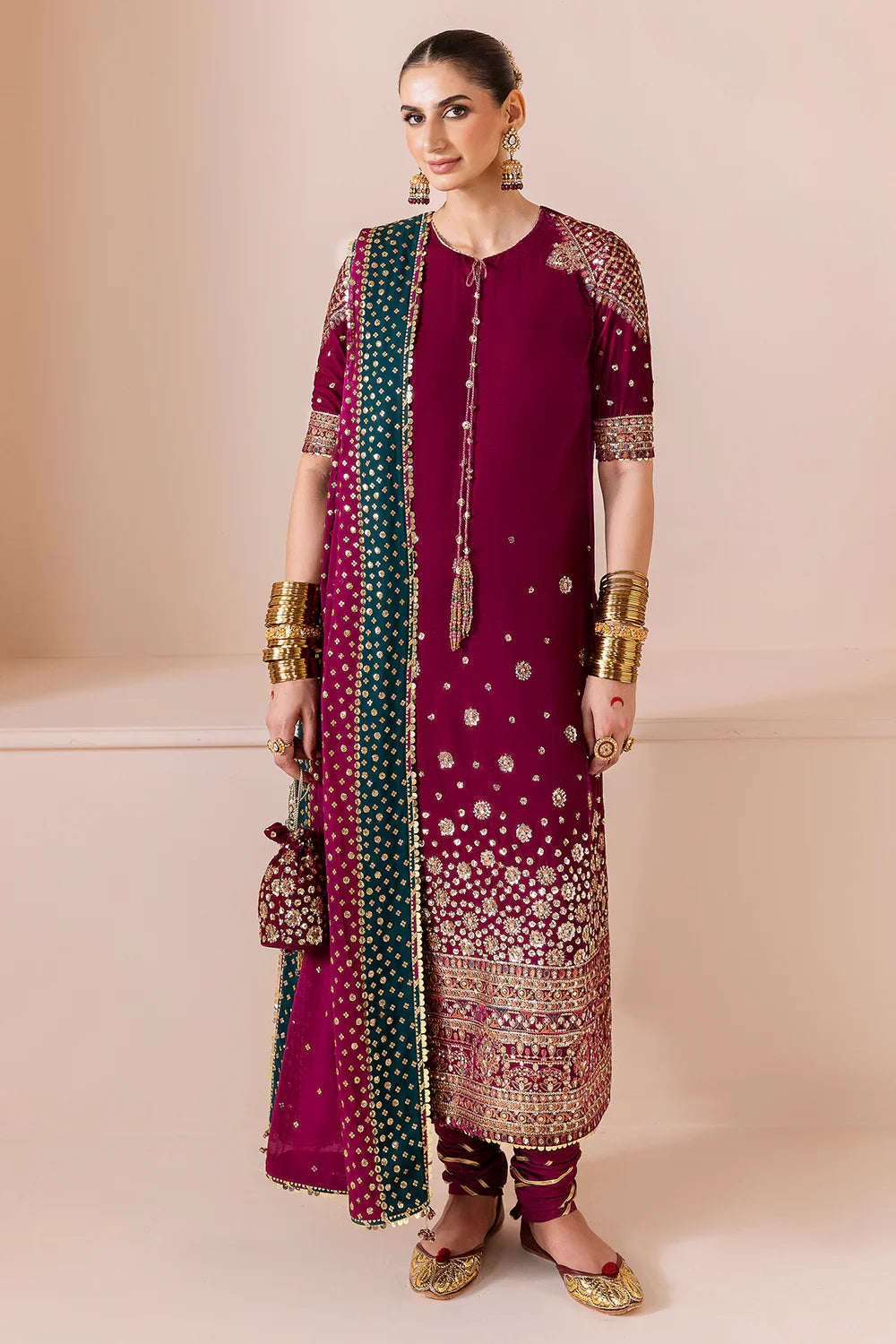 jazmin | Chandani Velvet Formals '25 | Embroidered Velvet Formal CVF D-02 - House Of Hania