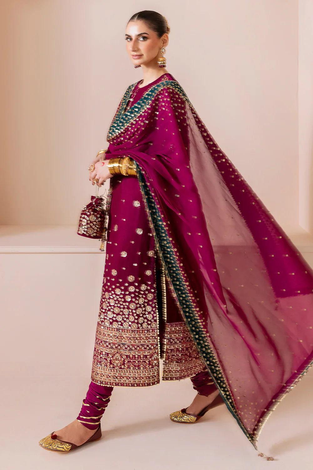jazmin | Chandani Velvet Formals '25 | Embroidered Velvet Formal CVF D-02 - House Of Hania