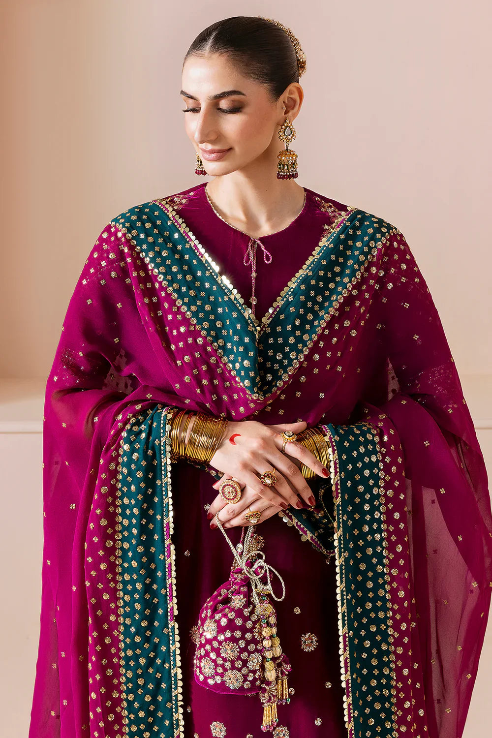 jazmin | Chandani Velvet Formals '25 | Embroidered Velvet Formal CVF D-02 - House Of Hania