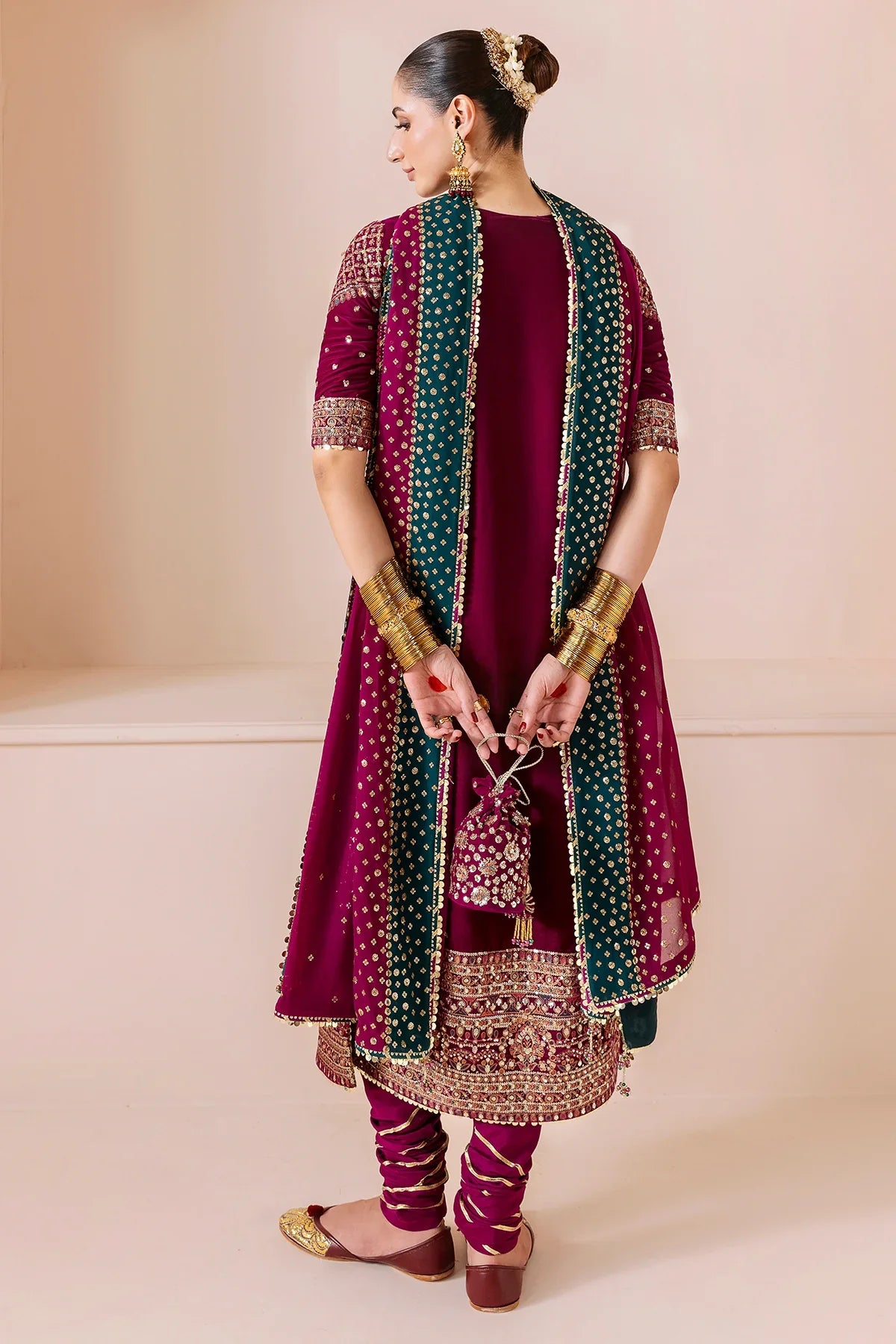 jazmin | Chandani Velvet Formals '25 | Embroidered Velvet Formal CVF D-02 - House Of Hania