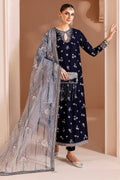 jazmin | Chandani Velvet Formals '25 | Embroidered Velvet Formal CVF D-03 - House Of Hania