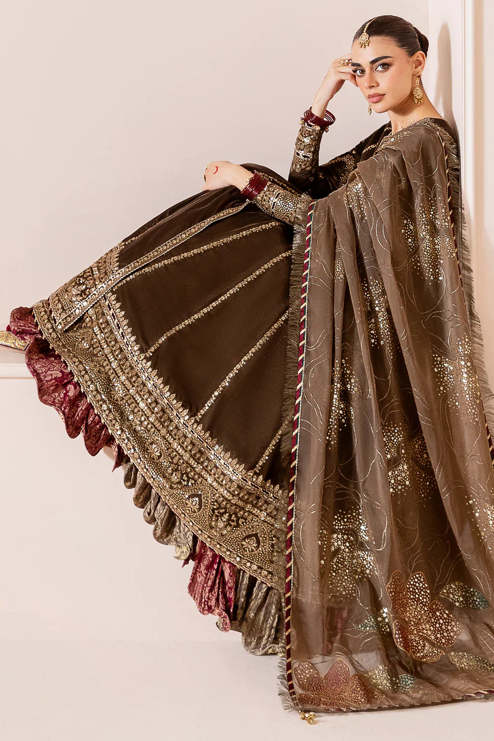 jazmin | Chandani Velvet Formals '25 | Embroidered Velvet Formal CVF D-04 - House Of Hania