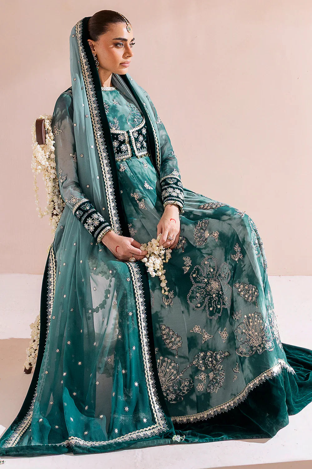 jazmin | Chandani Velvet Formals '25 | Embroidered Velvet Formal CVF D-06 - House Of Hania
