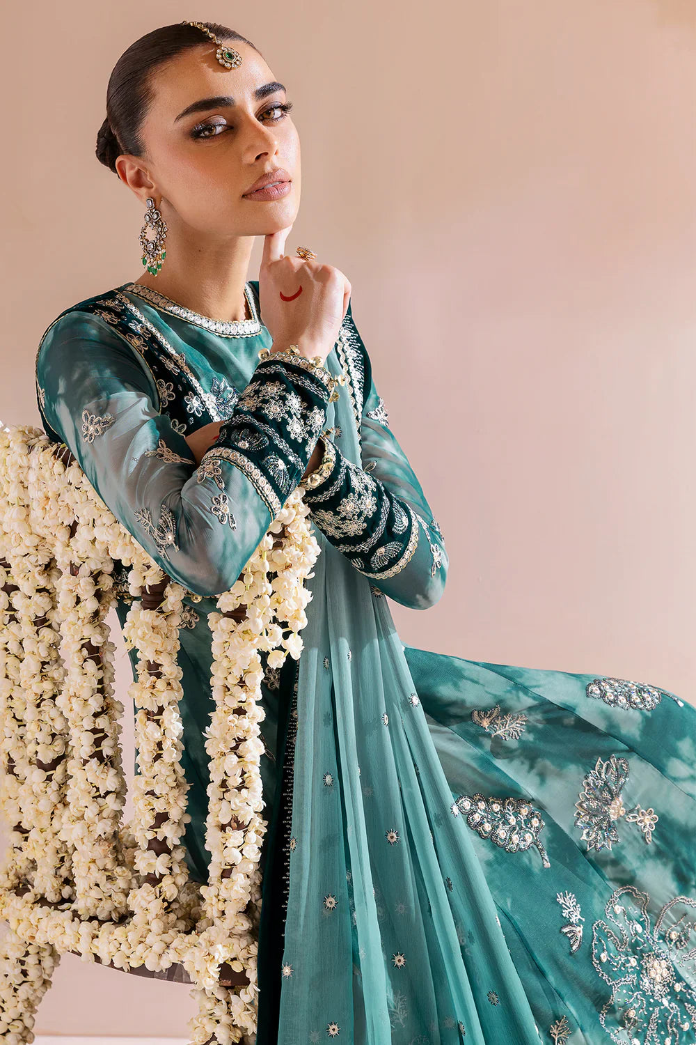 jazmin | Chandani Velvet Formals '25 | Embroidered Velvet Formal CVF D-06 - House Of Hania