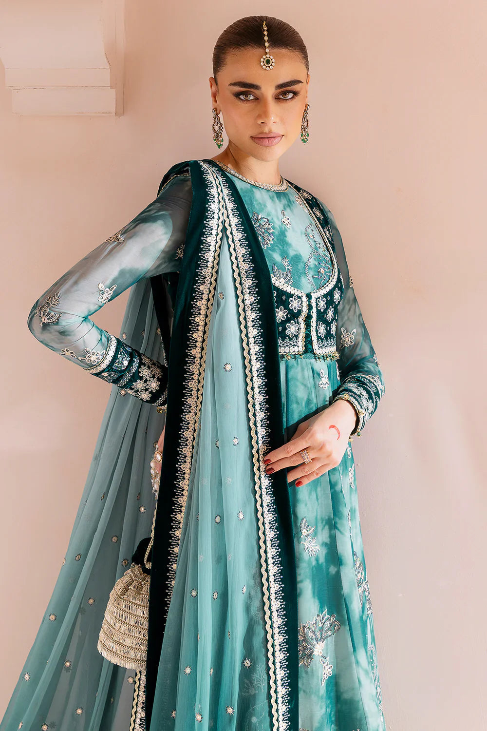 jazmin | Chandani Velvet Formals '25 | Embroidered Velvet Formal CVF D-06 - House Of Hania