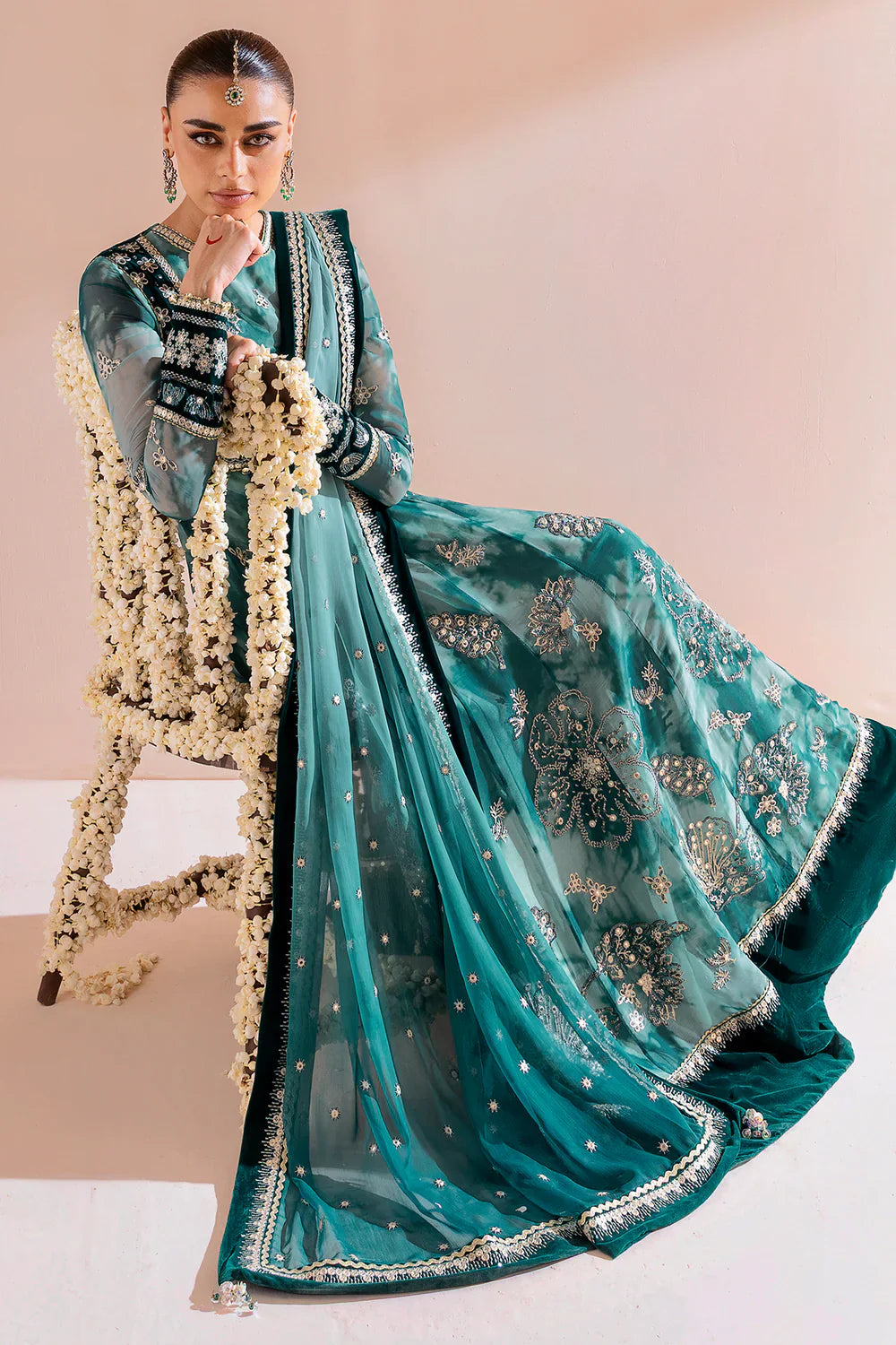 jazmin | Chandani Velvet Formals '25 | Embroidered Velvet Formal CVF D-06 - House Of Hania