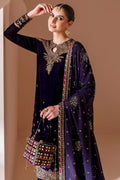 jazmin | Chandani Velvet Formals '25 | Embroidered Velvet Formal CVF D-08 - House Of Hania