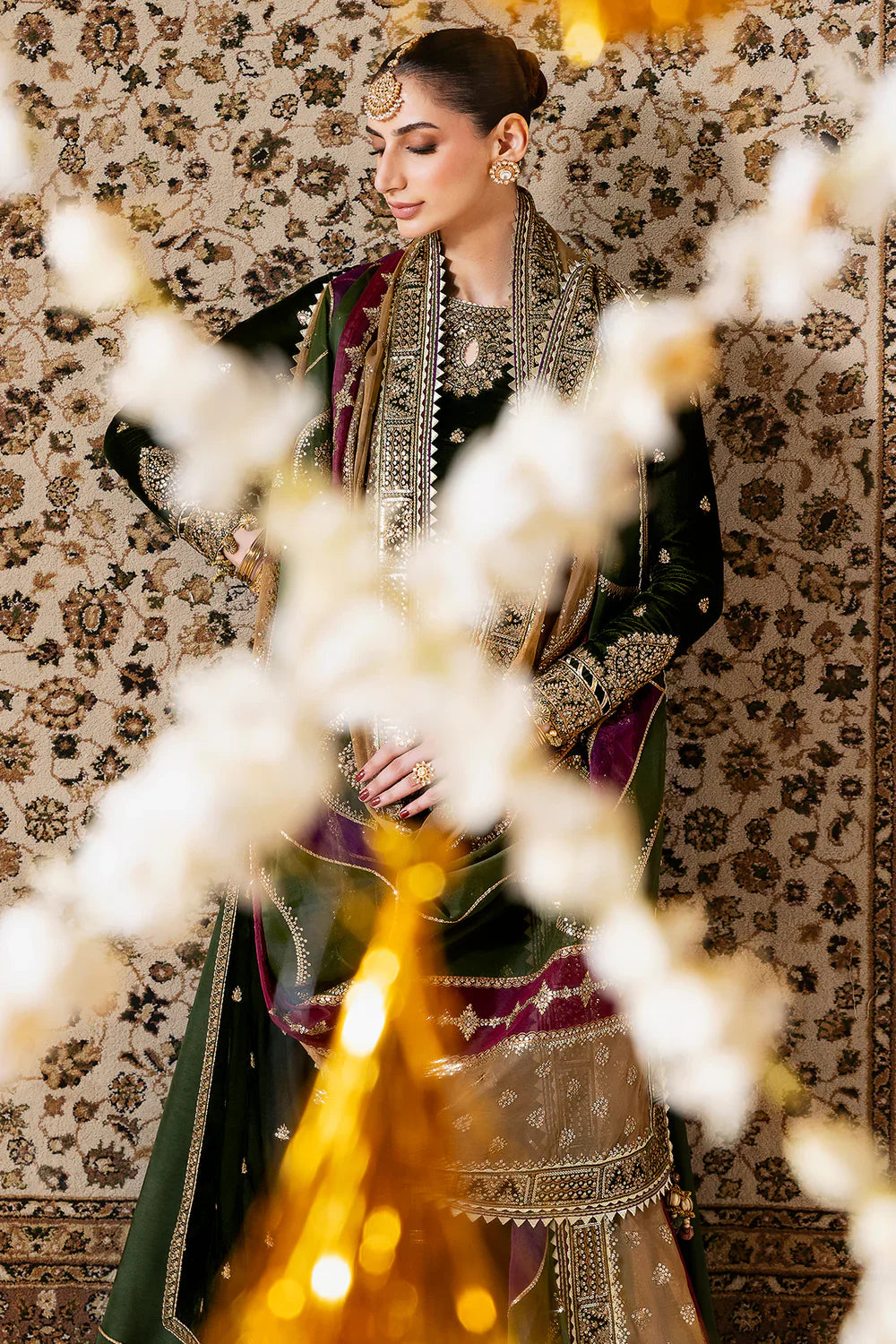 jazmin | Chandani Velvet Formals '25 | Embroidered Velvet Formal CVF D-09 - House Of Hania