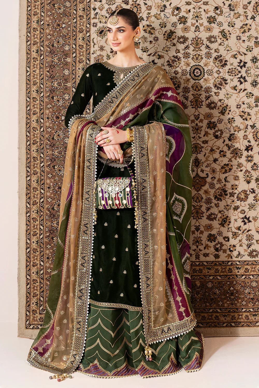 jazmin | Chandani Velvet Formals '25 | Embroidered Velvet Formal CVF D-09 - House Of Hania