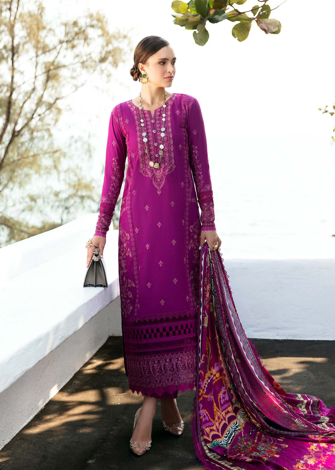 kanwal Malik | Mayal Luxury Lawn | Samar - House Of Hania