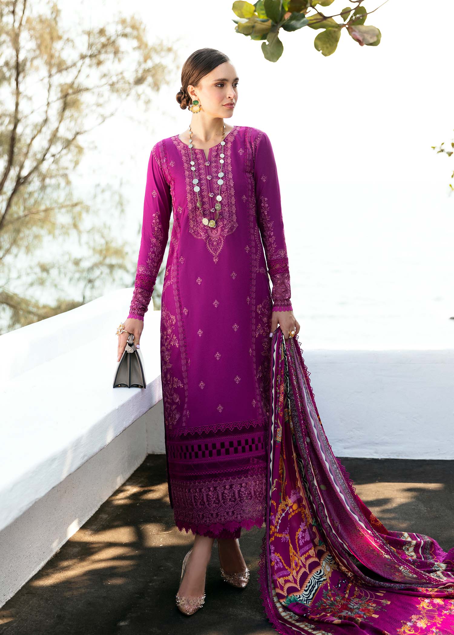 kanwal Malik | Mayal Luxury Lawn | Samar - House Of Hania