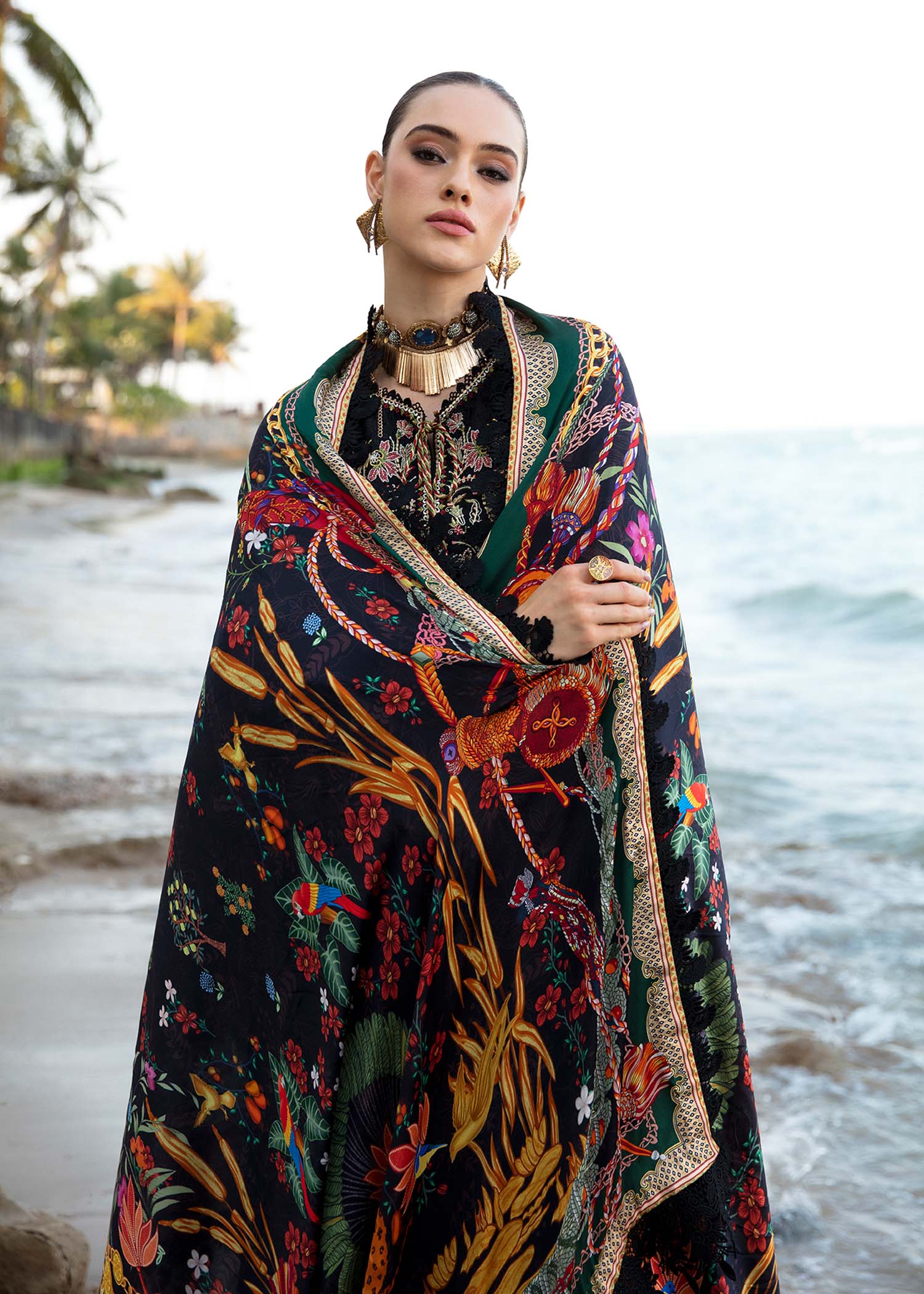 Kanwal Malik | Sareen Luxury Lawn 24 | Gloria - House Of Anaya